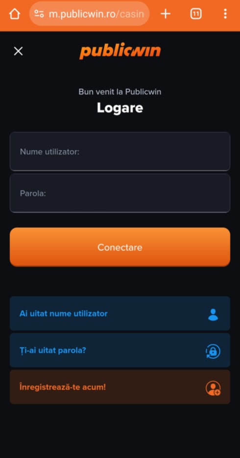 Accesează platforma rapid din browser mobil cu date cont