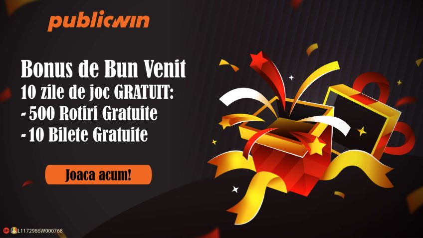 Înregistrează-te și primește 500 rotiri gratuite la cazinou PublicWin