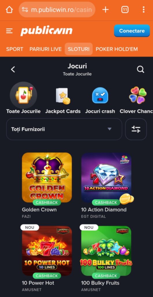 Accesează sloturi instant din browser mobil